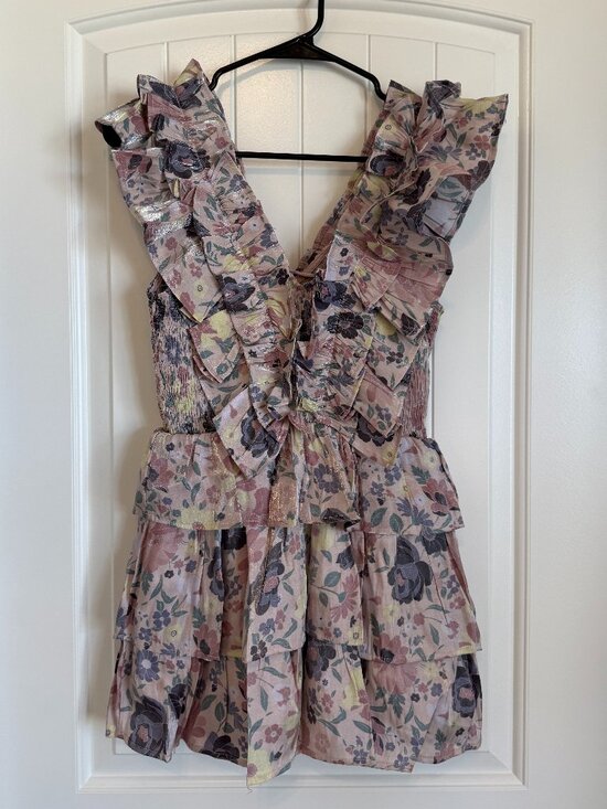 Karlie Dresses & Skirts - Karlie tiered floral mini dress featuring ruffle details.